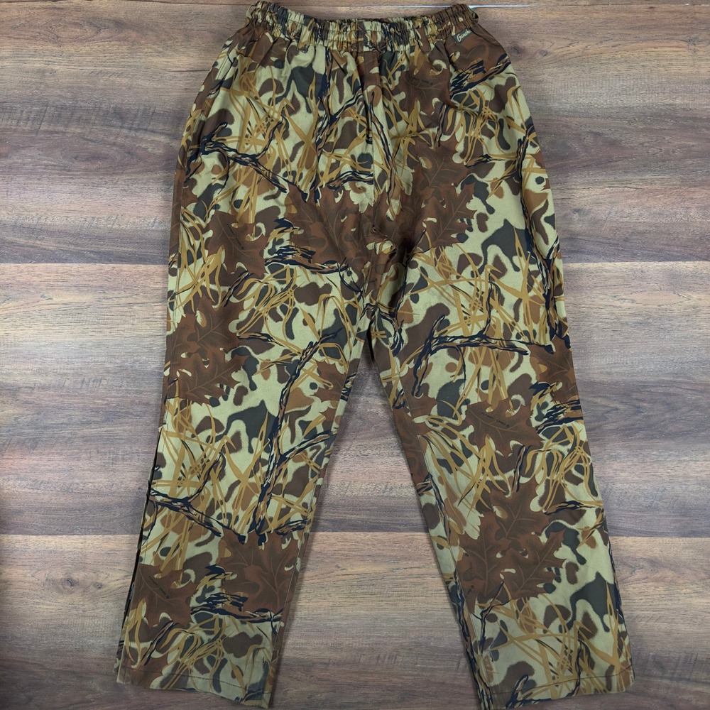 Gamehide StormHide Camo Hunting Pants Mens XL Brown Tan Leaf‎ Pattern PB5